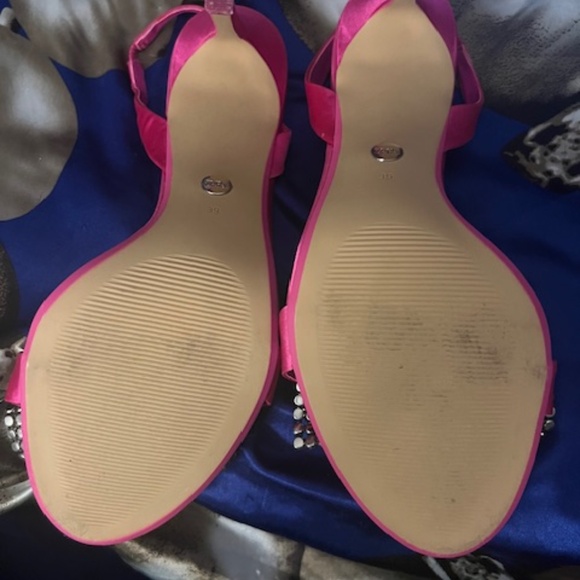 Zara's Women's Rhinestone Bow High Heels slingback - Picture 3 of 6